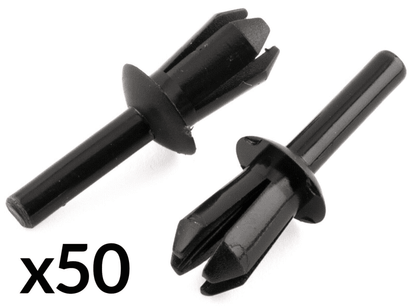 50x Mud Shield Push Type Rivets Trim Clips for VW Audi C15 16186729901C