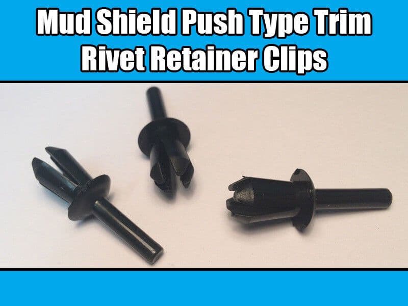 50x Mud Shield Push Type Rivets Trim Clips for VW Audi C15 16186729901C
