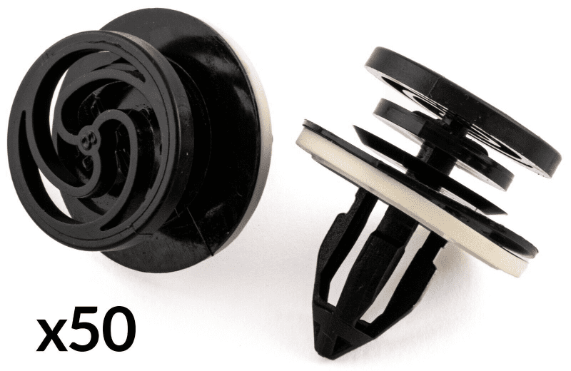 50x Plastic Clips for Audi A3 A4 VW SEAT Interior Door Card Trim Panel Mounting