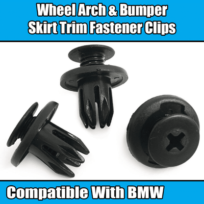50x Plastic Clips for Vauxhall GM Aveo Wheel Arch Lining Bumper Skirt Trim