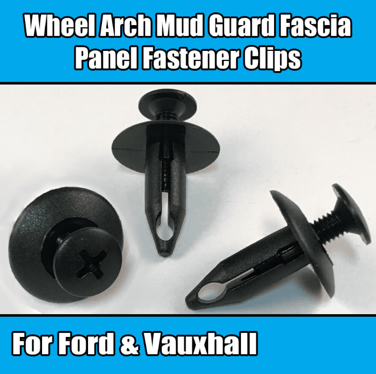 50x Plastic Fastener Clips for Ford Vauxhall Wheel Arch Mud Guard Fascia Panel