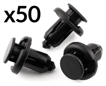 50x Plastic Rivet Clip for Honda Civic CRV Accord Integra HRV Bumper Grille Trim
