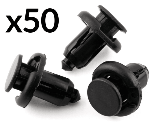 50x Plastic Rivet Clip for Honda Civic CRV Accord Integra HRV Bumper Grille Trim