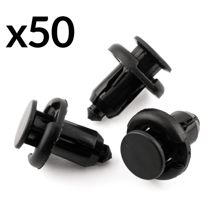 50x Plastic Rivet Clip for Honda Civic CRV Accord Integra HRV Bumper Grille Trim