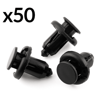 50x Plastic Rivet Clip for Honda Civic CRV Accord Integra HRV Bumper Grille Trim