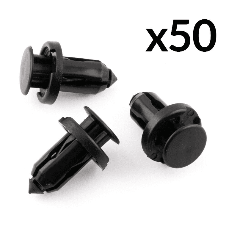 50x Plastic Rivet Trim Clip for Mazda & Subaru Impreza Legacy Bonnet Bumper