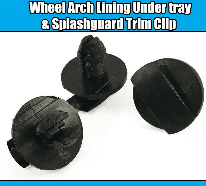 50x Plastic Rivet Trim Clips for Renault Wheel Arch Lining Undertray Splashguard