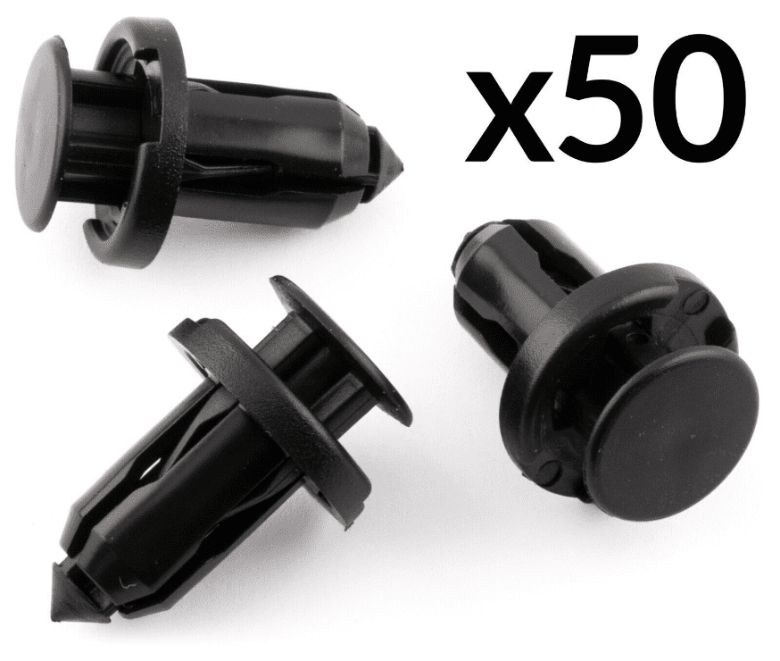 50x Plastic Rivet Trim Clips for Subaru Impreza Legacy Forester Bumper Bonnet
