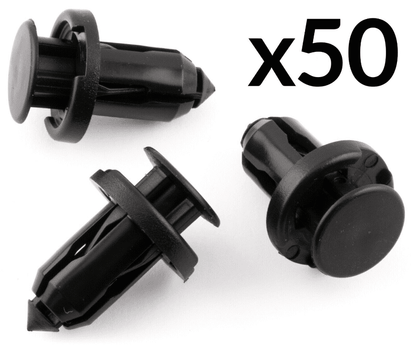 50x Plastic Rivet Trim Clips for Subaru Impreza Legacy Forester Bumper Bonnet
