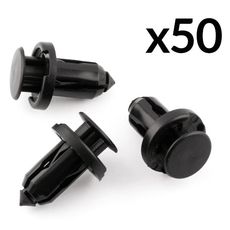 50x Plastic Rivet Trim Clips for Subaru Impreza Legacy Forester Bumper Bonnet