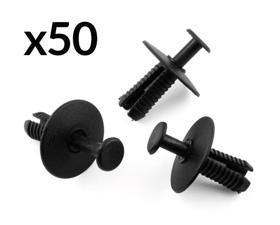 50x Plastic Trim Clip Expanding Rivet for BMW & Mini Skirts Sills Bumper Cover