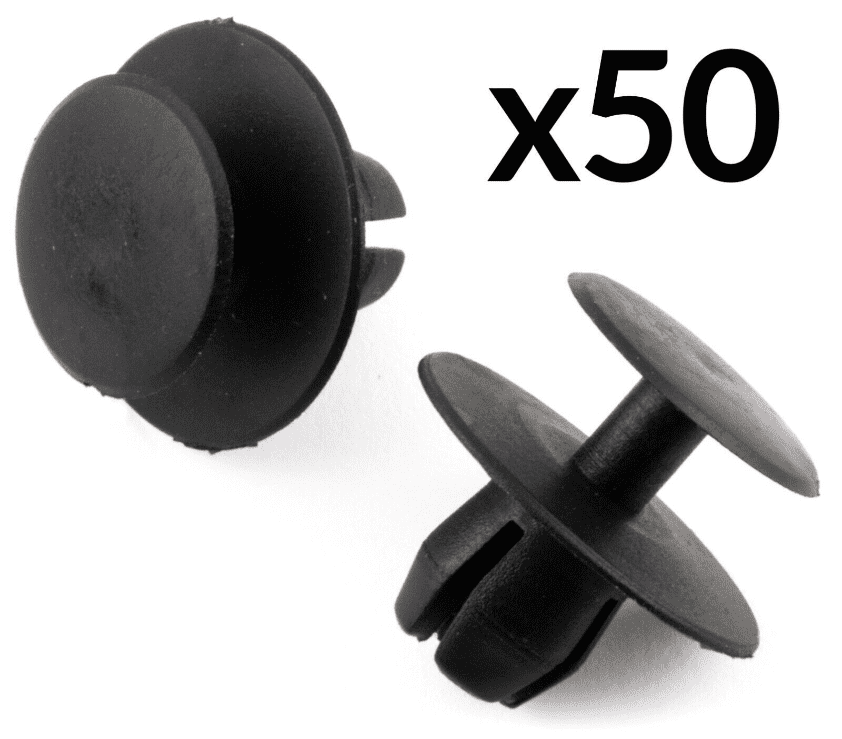 50x Plastic Trim Clip for Peugeot 206 306 406 Boot Lining Carpet Upholstery
