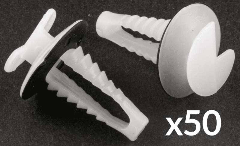 50x Plastic Trim Clips for Ford Transit Connect Door Card Interior Boot Panel