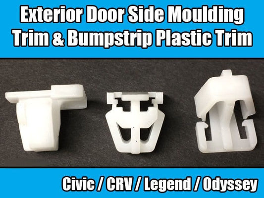 50x Plastic Trim Clips for Honda Crv Civic Exterior Door Side Moulding Bumpstrip