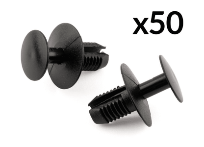 50x Plastic Trim Clips for Mitsubishi Toyota Volvo Engine Under Tray Wheel Arch