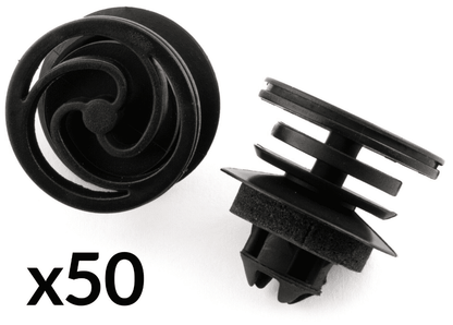 50x Plastic Trim Clips for VW Bora Golf Mk4 Passat Polo Interior Door Card Panel