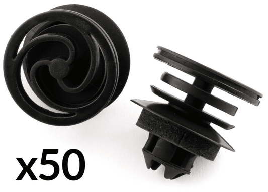 50x Plastic Trim Clips for VW Bora Golf Mk4 Passat Polo Interior Door Card Panel