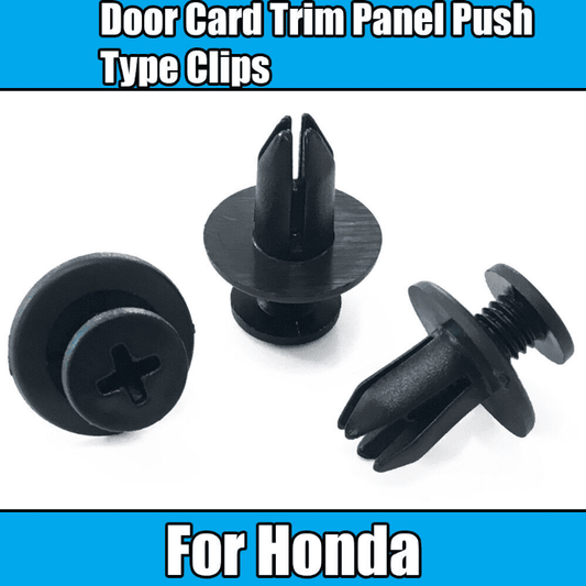 50x Push Type Fastener Retainer Clips for Honda Accord Door Card Trim Panel