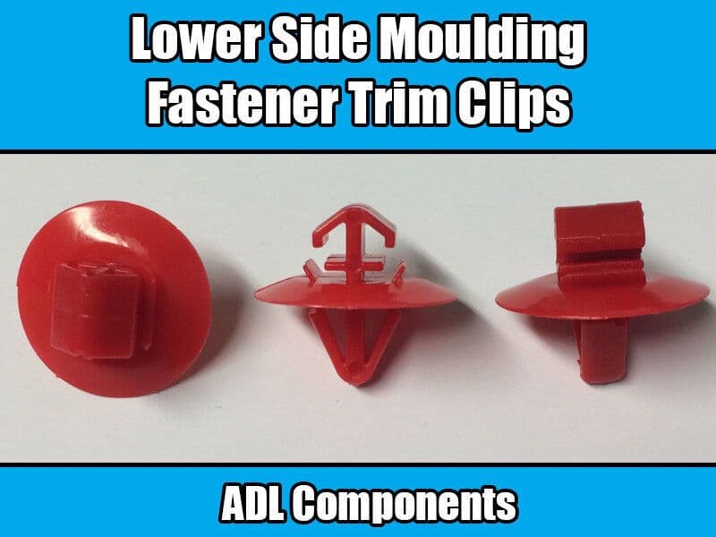 50x Red Plastic Fasteners Trim Clips for Vauxhall Vivaro Side Moulding