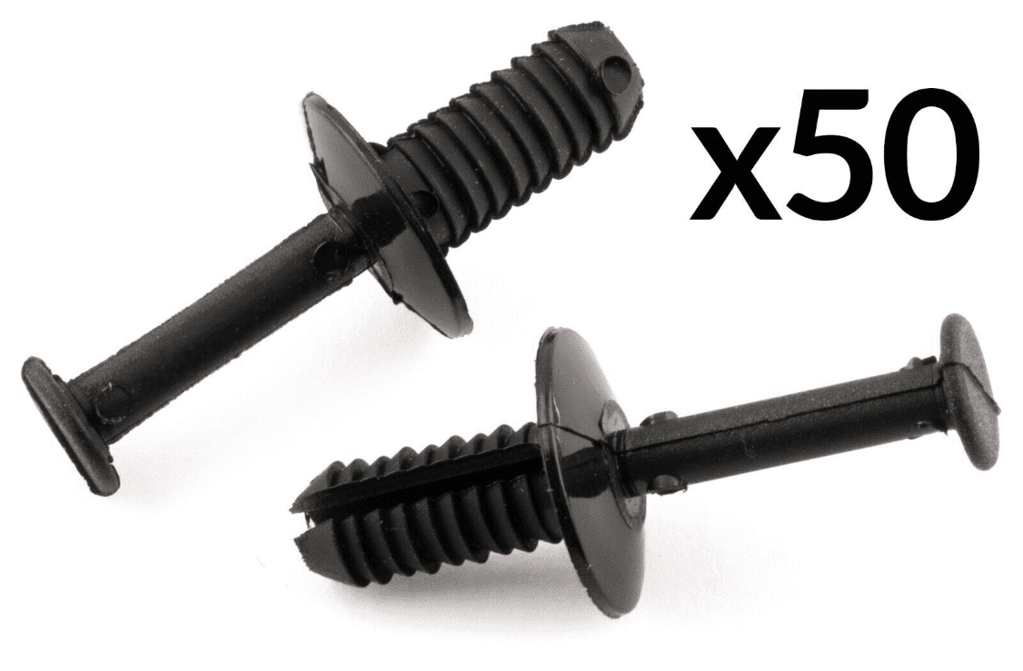 50x Retaining Rivet Trim Clips for Vauxhall Body Panel Bumper & Wheel Arch
