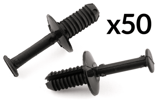 50x Retaining Rivet Trim Clips for Vauxhall Body Panel Bumper & Wheel Arch