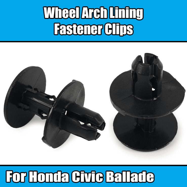 50x Rivet Fastener Clips for Honda Civic Ballade Wheel Arch Lining 91501-Tr0-003