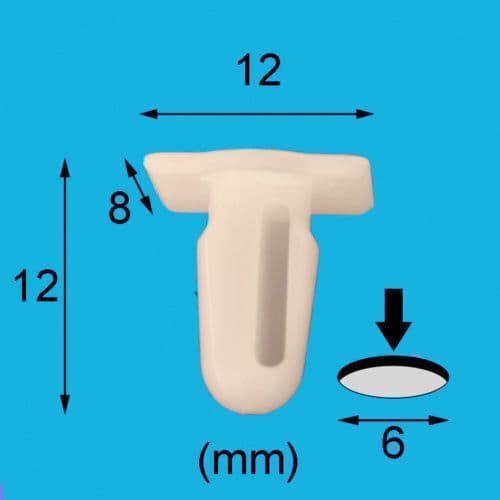 50x Trim Clips for BMW 3 5 7 Series E30 E32 E34 E36 E38 E39 E46 Sill Kick Plate