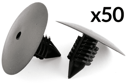 50x Trim Clips for Renault Megane Clio Scenic Wheel Arch Lining Splash Guard