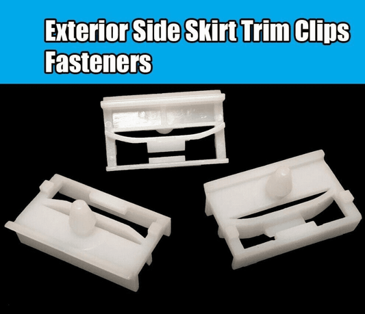 50x White Clips Fasteners for BMW 3 Series Exterior Trim Side Sill Skirt