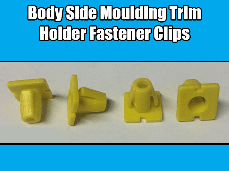 50x Yellow Plastic Clips for Hyundai Body Side Moulding Trim 87756-34500
