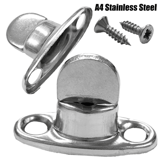5x 8mm A4 Stainless Steel Marine Common Sense Turnbutton Canopy Canvas + Screws