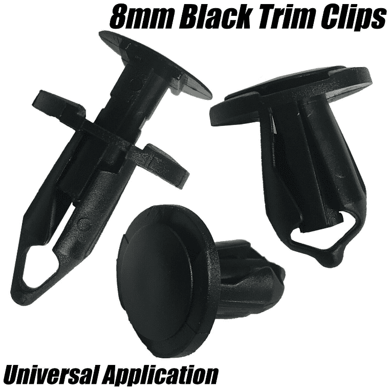 5x Black Clips for Ford Transit C-Max Door Card Fascia Trim Panel Fastener