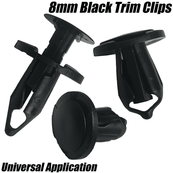5x Black Clips for Land Rover P38 Wheel Arch Bumper Splashguard Shield ...