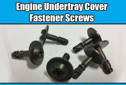 5x Black Metal Engine Under Tray Cover Protector Screw for BMW Audi VW