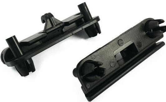 5x Black Plastic Clips Clamp for BMW E30 Bumper Spoiler Skirt Trim Lower Strip