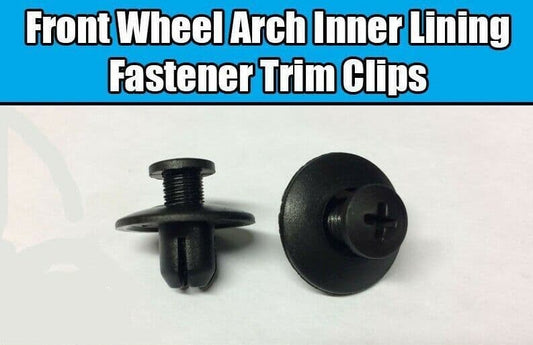 5x Black Plastic Clips for Honda & Mazda Front Wheel Arch Inner Lining Trim