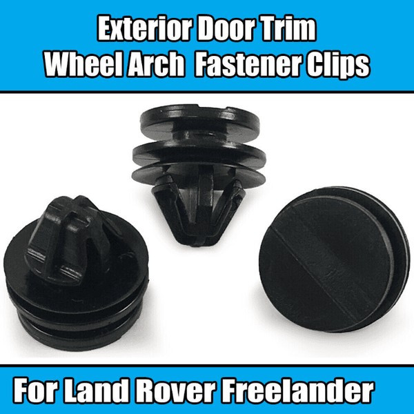 5x Black Plastic Clips for Land Rover Discovery Door Trim Wheel Arch ...