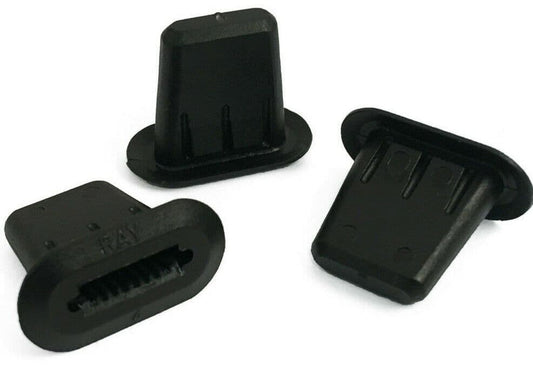 5x Black Plastic Fixing Grommet Clips for BMW E34 5 Series Interior Trim 15x4.7