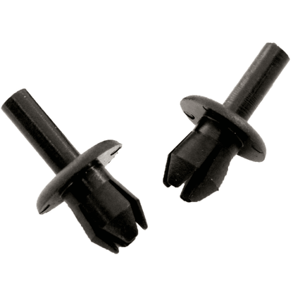 5x Black Plastic Push Type Clips for BMW & Volvo Wing Splashguard Panel Retainer