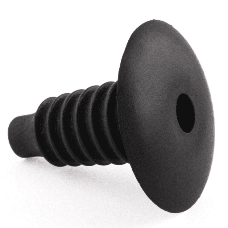 5x Black Plastic Push Type Trim Clips for Vauxhall Carpet Lining Boot 2207713