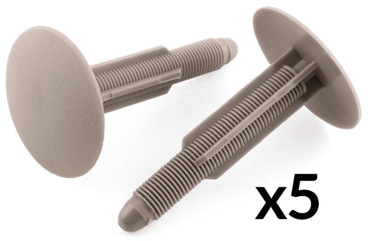 5x Clips for Ford Transit 2006-2013 49mm Grey Top Roof Headlining 1417997