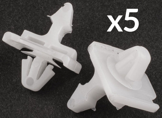5x Clips for Mercedes 109 W201 E Class W124 Exterior Side Door Moulding Trim