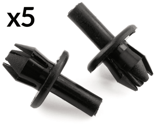 5x Clips For Vauxhall Astra Front Wheel Arch Wing Lining Splashguard