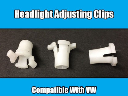5x Clips for VW Golf Mk2 & Jetta Headlamp Headlight Adjusting Screw