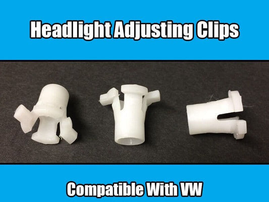 5x Clips for VW Golf Mk2 & Jetta Headlamp Headlight Adjusting Screw