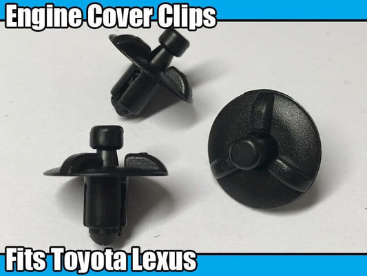 5x Engine Cover Motor Shields Panel Clips Plastic Trim for Toyota Lexus Ls Rc