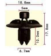 5x Engine Cover Motor Shields Panel Clips Plastic Trim for Toyota Lexus Ls Rc
