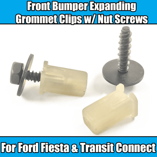 5x Expanding Grommet & Screws for Ford Fiesta St150 Transit Front Bumper