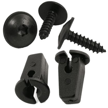 5x Expanding Lock Nut Grommets + Screws for VW Audi Wheel Arch Undertray Panel