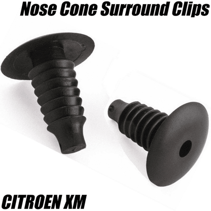 5x Front Nose Cone Headlight Surround Shield Clips For Citroen Xm